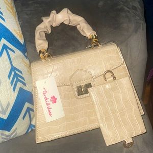 Cute Nude Medium Sized Handbag